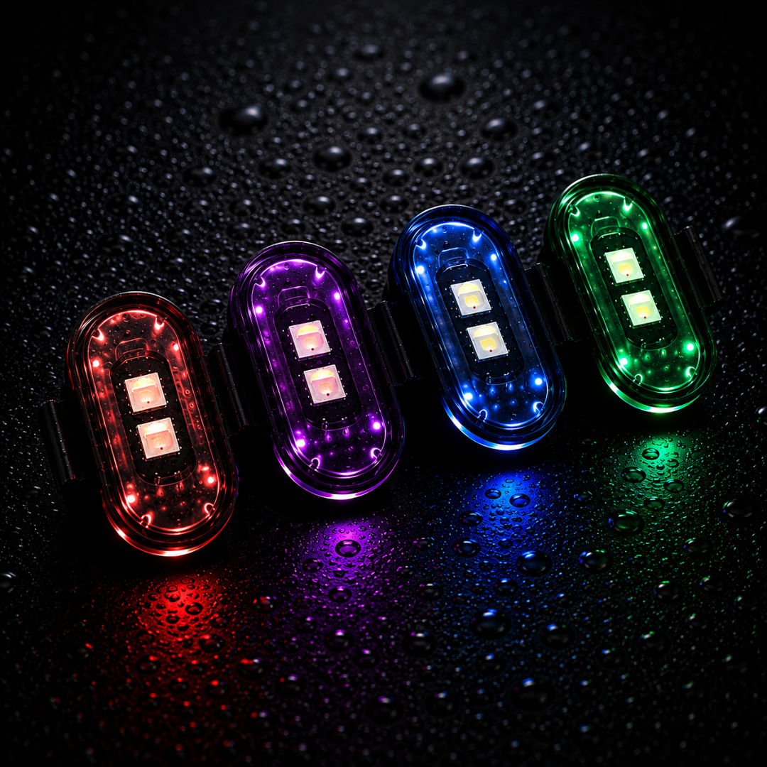Kit Luces LED RGB para Vehículos - 8 colores
